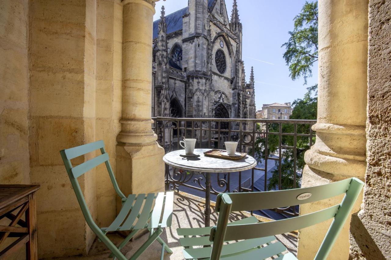 Centre Historique, Appartement Climatise Avec Terrasse Бордо Экстерьер фото